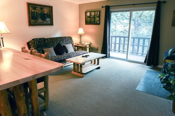 Blick von der Unterkunft