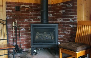 Fireplace - Lazy R Cottages: 1 (Estes Park)