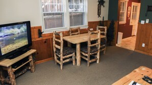 Apartment, Multiple Beds, Hot Tub | Living room | 42-inch TV with cable channels - Lawn Lane A (Estes Park)