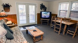 Apartment, Multiple Beds, Hot Tub | Living room | 42-inch TV with cable channels - Lawn Lane A (Estes Park)