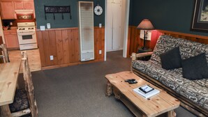 Apartment, Multiple Beds, Hot Tub | Living room | 42-inch TV with cable channels - Lawn Lane A (Estes Park)