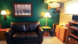 Apartment, 1 King Bed with Sofa bed, Jetted Tub | Living room - Sunnyside Knoll: 2 (Estes Park)