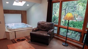 Ferienhütte, Mehrere Betten, Whirlpool | Wellness
