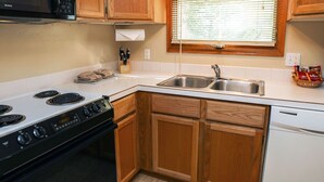 Apartment, 1 King Bed with Sofa bed, Hot Tub | Private kitchen - Sunnyside Knoll: 16 (Estes Park)