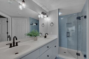 Condo, Multiple Beds, Pool Access | Bathroom | Towels, toilet paper - Treasure Island 0802 (Panama City Beach)