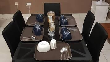 Daily continental breakfast (BWP 50 per person)