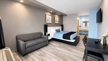 Superior Room, 1 King Bed, Refrigerator & Microwave | Desk, soundproofing, iron/ironing board (on request), free WiFi