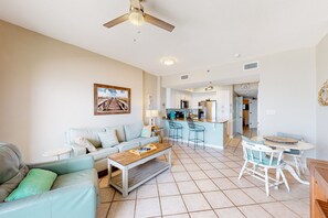 TV, DVD player, stereo