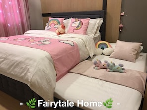 Down comforters, Select Comfort beds, individually decorated