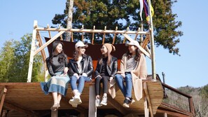 Terrace/patio - WOOD DESIGN PARK - Campground (Okazaki)