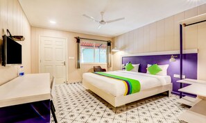 Standard Double Room | Desk, iron/ironing board, free WiFi, bed sheets - Treebo Morjim Banyan Resort Near Beach (Morjim)