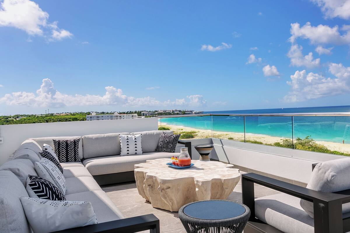 Loftsleilighet – exclusive, 3 soverom, delvis havutsikt | Terrasse/patio