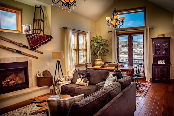 Warm up Beside the Cozy Fireplace in Mountain Modern Comfort!