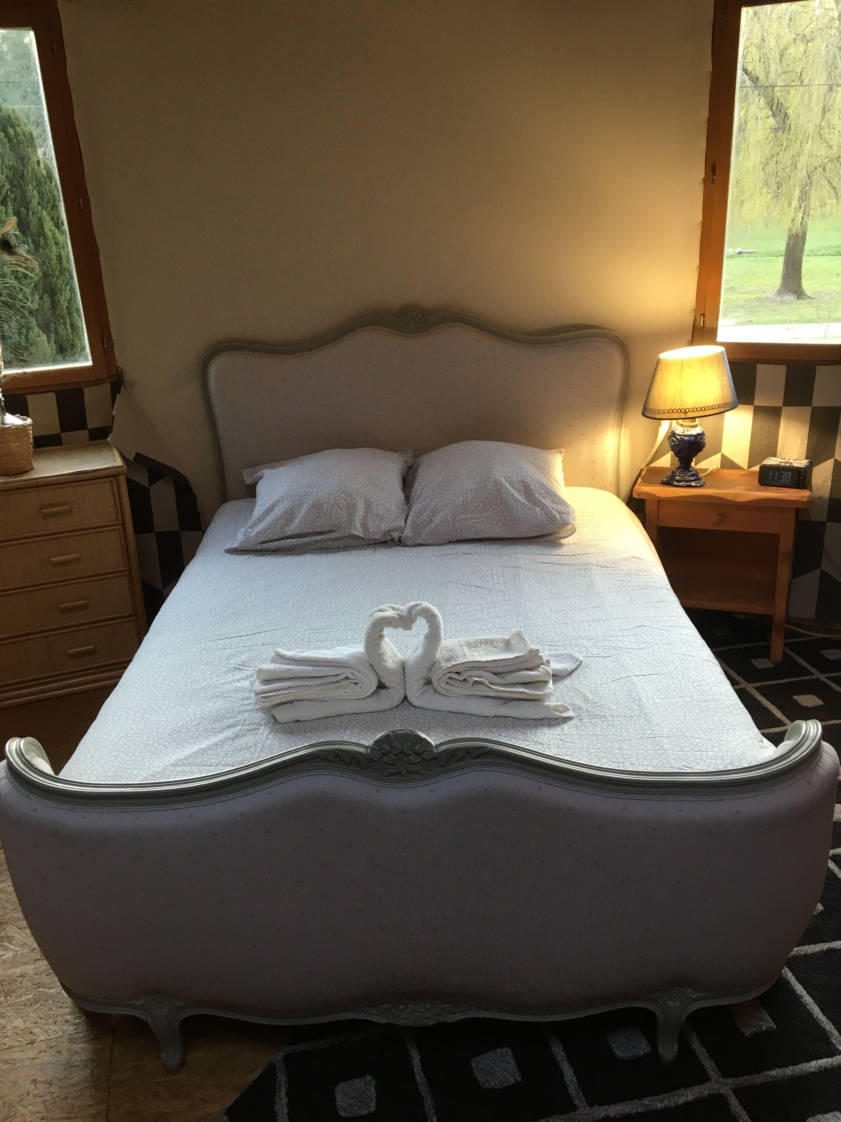 Panorama huisje, Meerdere bedden, niet-roken, uitzicht op meer