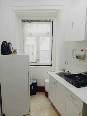 Leilighet, 1 soverom | Eget kjøkken | Kjøleskap, mikrobølgeovn, ovn og kokeplater