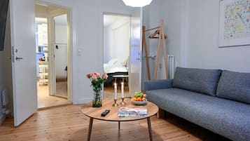 Departamento, 1 habitación, vista a la ciudad | Sala de estar