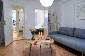 Apartment, 1 Bedroom, City View | Living room - Sanders Park - Charming 1-bdr Apt Close to Metro (Copenhagen)