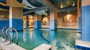 Indoor pool, outdoor pool