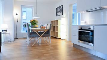 Apartment, 3 Bedrooms, Balcony | Living area | TV