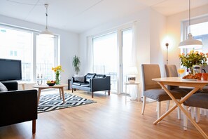 Apartment, 3 Bedrooms, Balcony | Dining - Modern and Bright Apartment Near Metro Station in Copenhagen Orestad (Copenhagen)