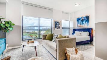 2 dormitorios, ropa de cama de alta calidad, decoración individual