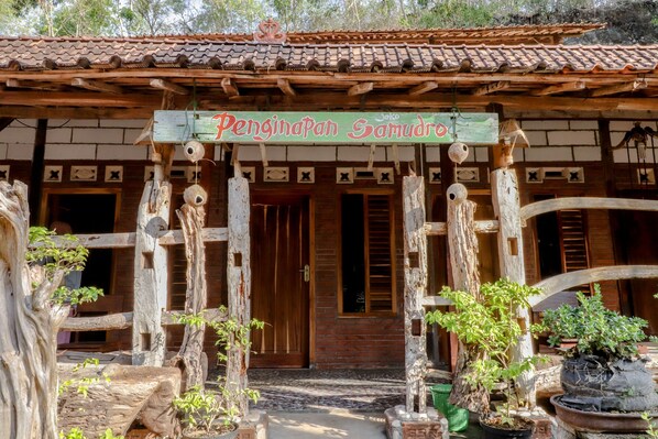 Façade de l’hébergement