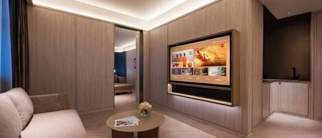 Minibar (free items), laptop workspace, blackout drapes