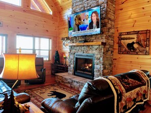 Cabin, Multiple Beds, Hot Tub, Mountain View | Living room - Majestic View Lodge #426 (Sevierville)