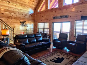 Cabin, Multiple Beds, Hot Tub, Mountain View | Living room - Majestic View Lodge #426 (Sevierville)