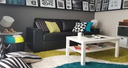 Funky, art-inspired holiday apartment | Emerald, Vic