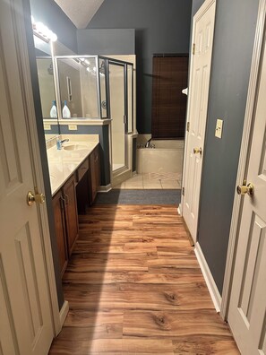 Towels, soap, toilet paper