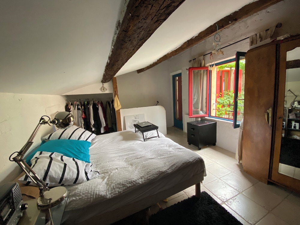 Terrace And Swimming Pool: Charming House In The Heart Of The Village Golfe De St Tropez - Costa Azul
