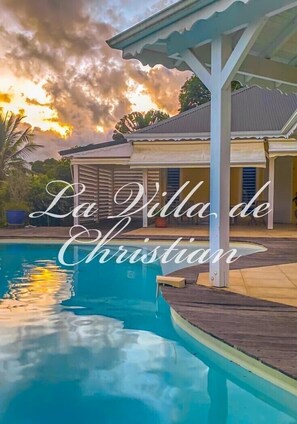 Outdoor pool - Christian's villa (Baie Mahault)