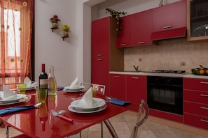 Apartment, 2 Bedrooms | Private kitchen | Fridge, oven, espresso maker