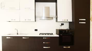 Apartment, 1 Schlafzimmer | Eigene Küche | Kühlschrank, Mikrowelle, Ofen, Herdplatte