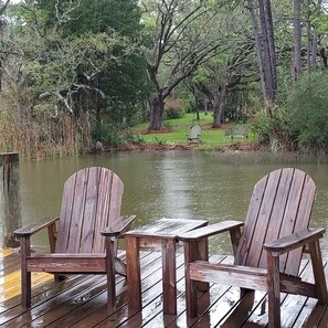 Property grounds - Charming, historic riverfront lodge on 7 wooded acres with 6 bedrooms (Mobile)