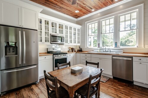 Charming, historic riverfront lodge on 7 wooded acres with 6 bedrooms