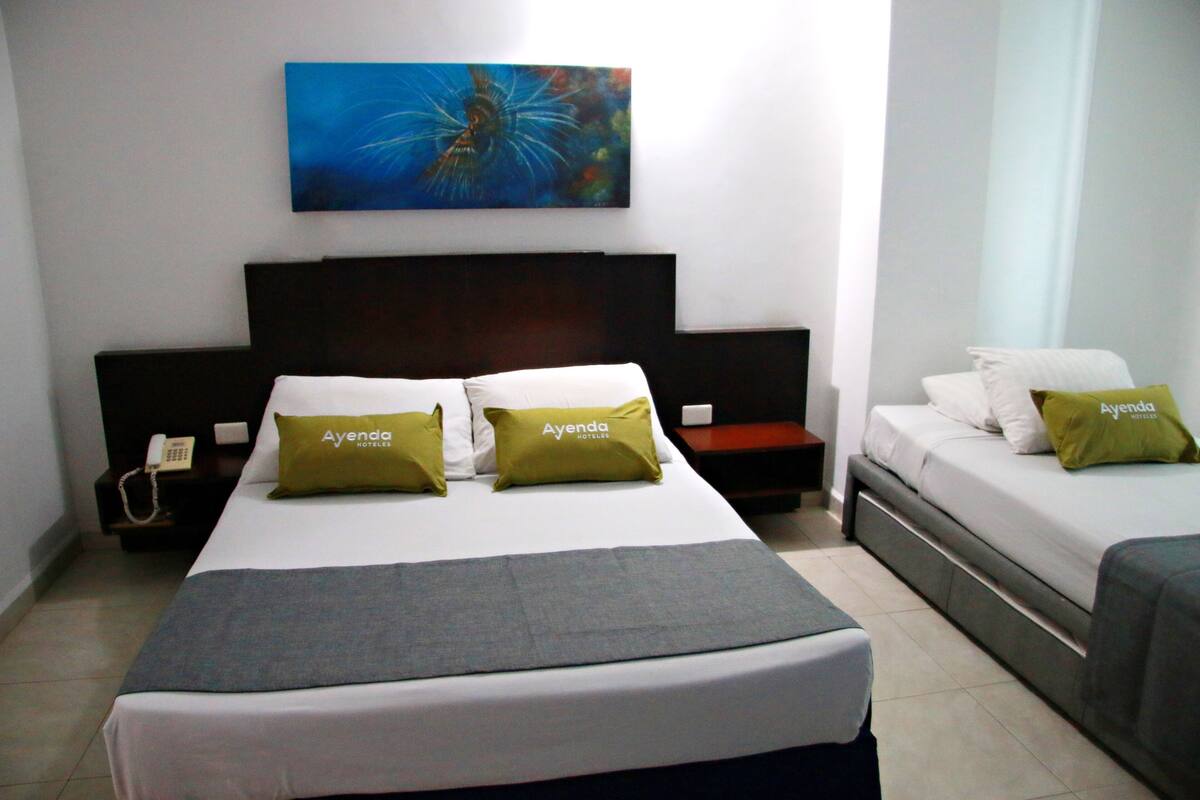 Sistema de insonorización, wifi gratis, ropa de cama