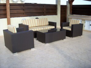 Terrace/patio - Mazotos Panoramic Village (Mazotos)