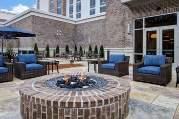 Patio, balcany or terrace at Homewood Suites by Hilton Summerville