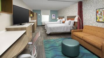 Ropa de cama de alta calidad, camas con pillow-top y escritorio