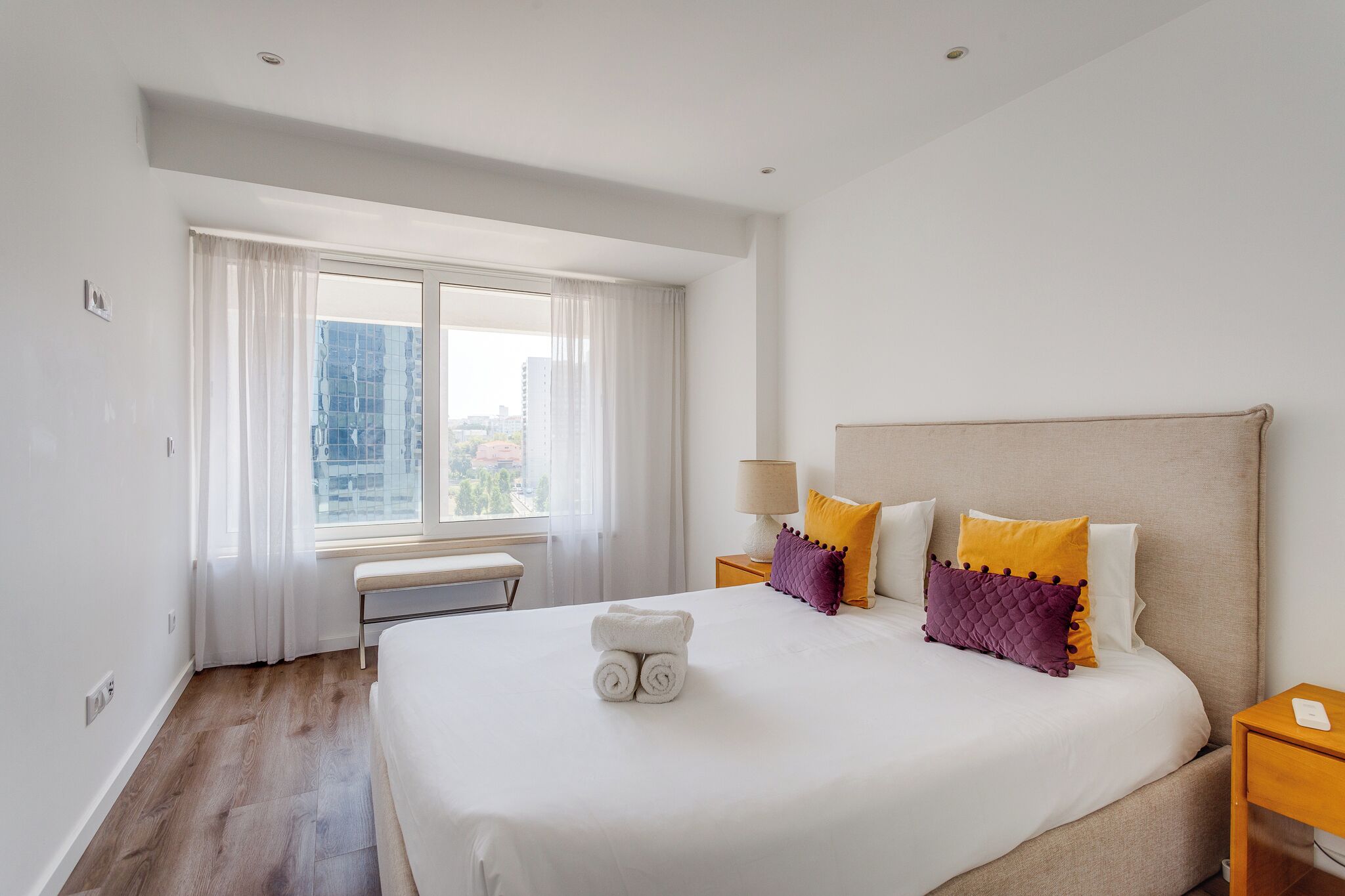 1 غرفة نوم ومكواة/لوح كي وواي فاي وملاءات أسرّة