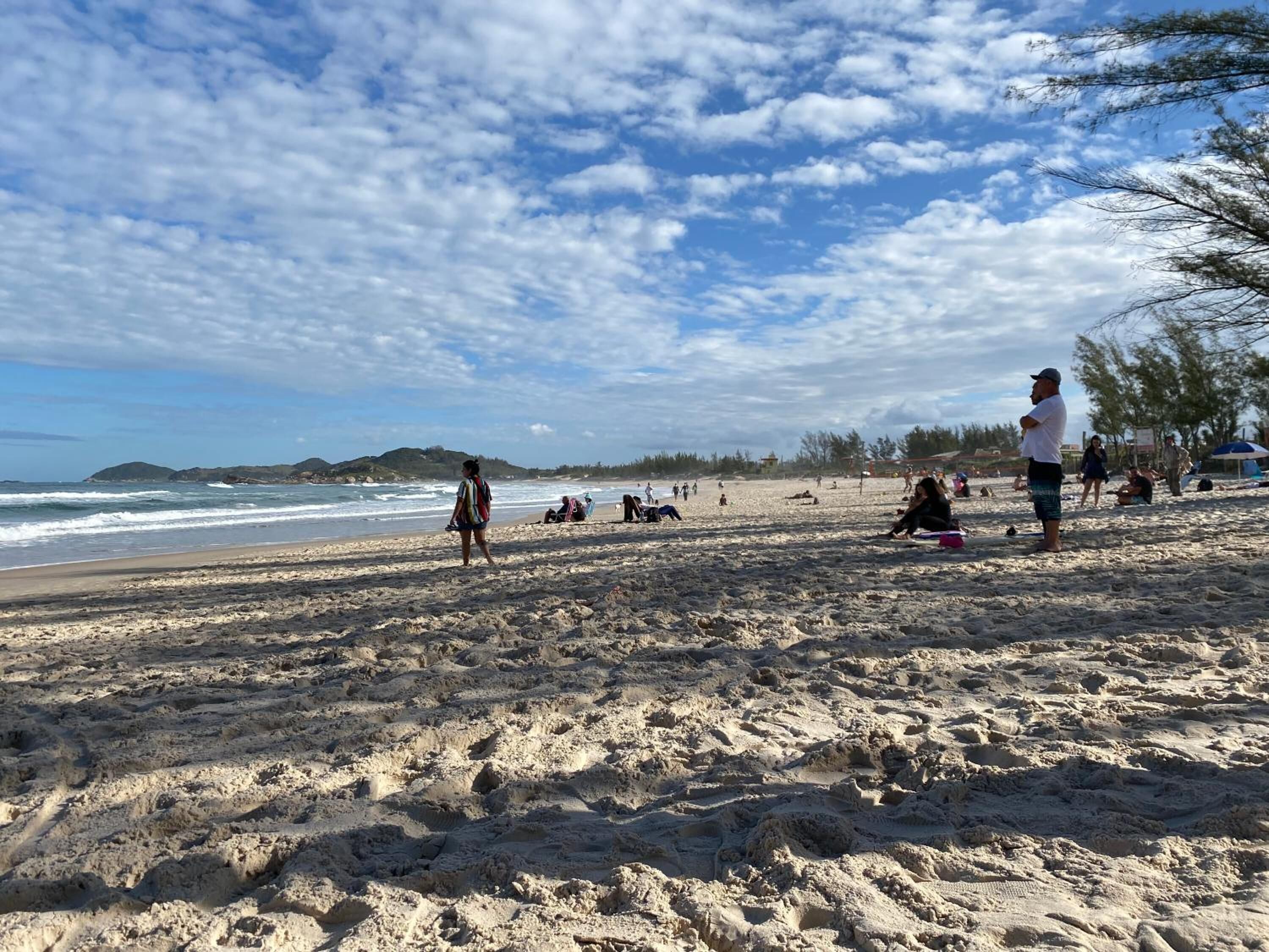 On the beach, white sand, beach bar