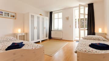 Familienapartment, eigenes Bad (Sonne 1) | 1 Schlafzimmer