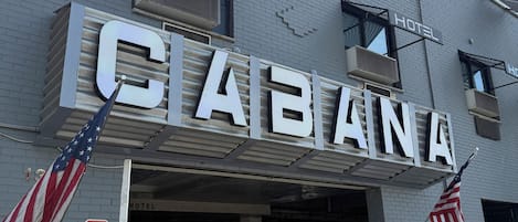 Voorkant van accommodatie