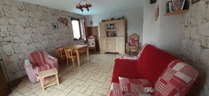 Televisión, reproductor de DVD y libros 