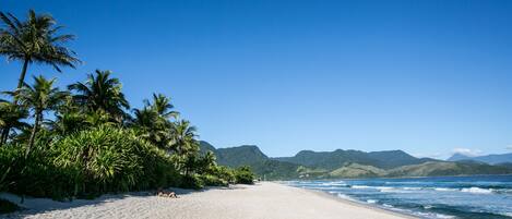 Beach nearby, white sand