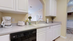 Apartment, Multiple Beds, Kitchen | Private kitchen | Fridge, microwave, stovetop, dishwasher