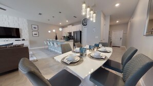 House, Multiple Beds, Private Pool | Private kitchen | Coffee/tea maker, fridge, microwave, stovetop - Storey Lake Resort - Mml832 (Kissimmee)