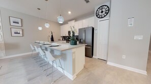 House, Multiple Beds, Private Pool | Private kitchen